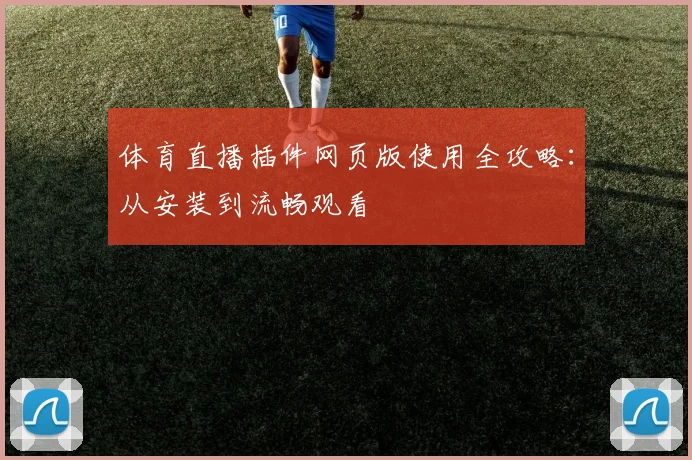 体育直播插件网页版使用全攻略：从安装到流畅观看
